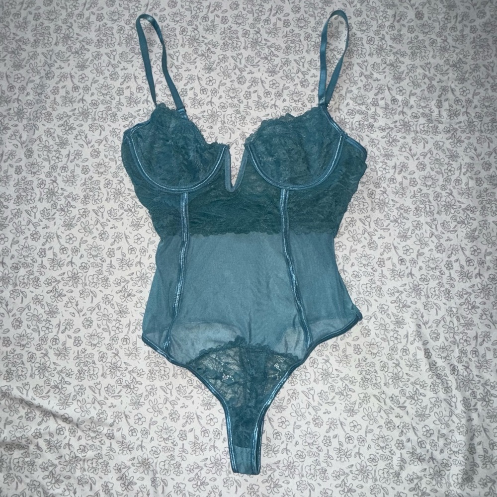 Target Teal Lace Bandeau